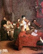 LONGHI, Pietro The Concert ef oil